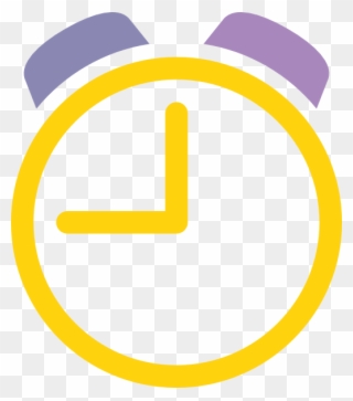Around The World Clipart - Clock Clipart Yellow - Png Download