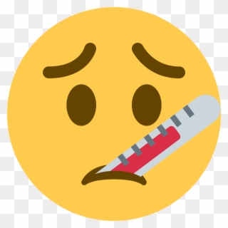 Sick Emoji - Krank Emoji Clipart