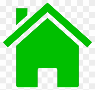 House Icon Clip Art - Home Icon Png Green Transparent Png