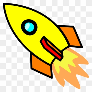 Cartoon Rocket Ship Clipart - Clipart Rocket Png Transparent Png