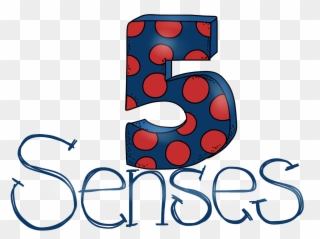 5 Senses Word Clipart