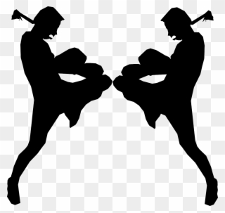 Martial Arts Is Codified Combat Skill Which Have A - Muay Thai Vector Png Clipart