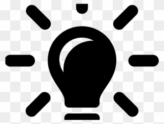 Light Bulb Clipart Pdf - Idea Icon - Png Download