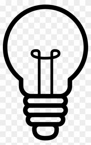 Idea Creativity Concept Silhouette - Silhouette Light Bulb Png Clipart Transparent Png