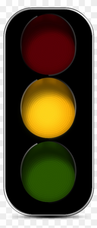 Lights Clipart Yellow - Traffic Light - Png Download