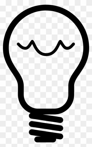 Light Bulb Clipart Outline - Bulb Clip Art Png Transparent Png