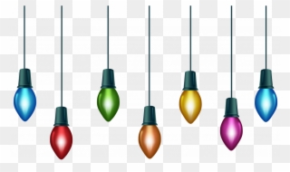 Awe Inspiring Strand Of Christmas Not Working - Hanging Christmas Lights Clipart - Png Download