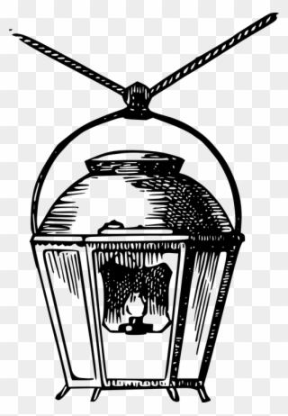 Lamps Clipart Gas Lamp - Gas Lamp Drawing - Png Download