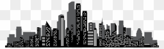 Gotham City Silhouette Png Clipart