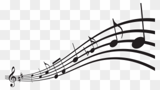 Music Notes On Bar Clipart