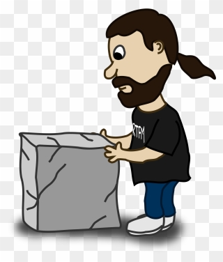 Rock Stonemasonry Cartoon - Stone Clipart - Png Download