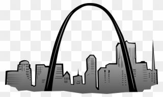 Arch Clipart St Louis Arch - St Louis Arch Clip Art - Png Download