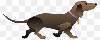 Dachshund Png - Dog Black And Brown Vector Png Clipart