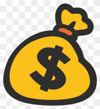 Money Bag Clipart Money Bag Clip Library Download Techflourish - Money Bag Emoji - Png Download