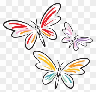 ‿✿⁀butterflies‿✿⁀ Butterfly Dragon, Butterfly Clip - Butterfly - Png Download