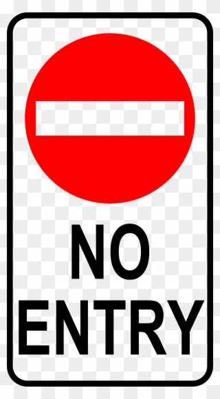 No Entry Clipart - Png Download