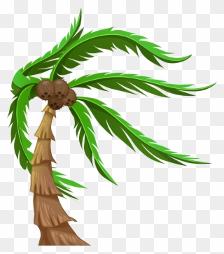 With Coconuts Transparent Png Clip Art Image - Coconut Tree Png Clipart