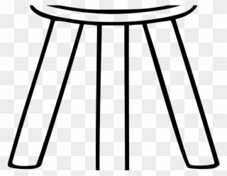 Furniture Clipart 3 Legged Stool - Three Legs Of A Stool - Png Download