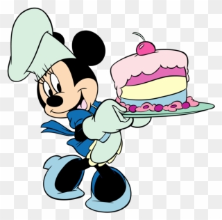 Cook Clipart Caterer - Mickey Mouse Cake Clipart - Png Download