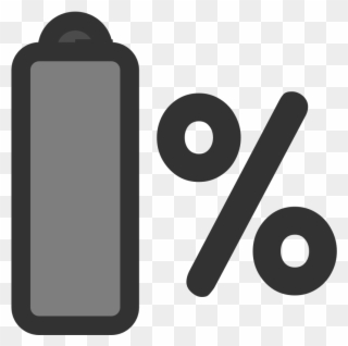 Battery Percentage Icon Png Clipart