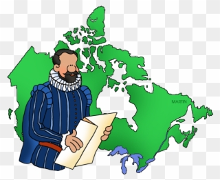 Hudson And Map Of Canada - Inuit Located In Canada Clipart