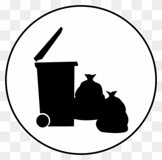Garbage Symbol - Garbage Room Icon Png Clipart