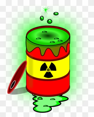 Free Radioactive Waste Clip Art - Toxic Waste Clipart - Png Download