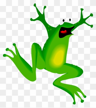 Free Leaping Frog Pictures, Download Free Clip Art, - Jumping Frog Cartoon - Png Download