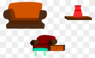 Chair Bedside Tables Couch Furniture - Couch Clipart