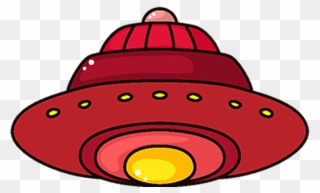 Cartoon Spacecraft Unidentified Flying Object Clip - Naves Espaciales Animadas Png Transparent Png