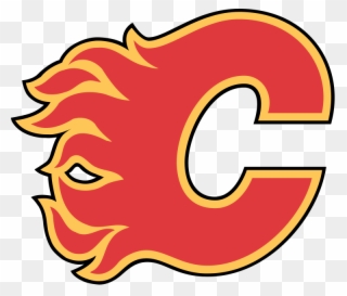 Flames Battling The Axs Share This Article - Calgary Flames Logo Clipart