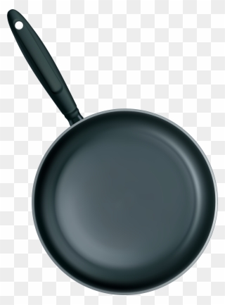 Black Frying Pan Png Clipart - Fried Pan Png Transparent Png