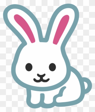 Clip Art Download Samsung Galaxy S Rabbit Sticker Computer - Conejito Emoji - Png Download