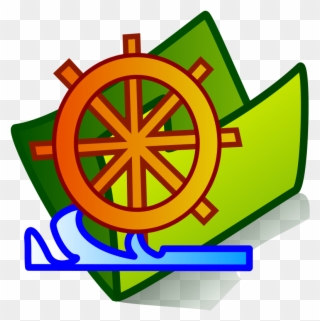 Folder - Hình Ảnh Vô Lăng Thuyền Clipart