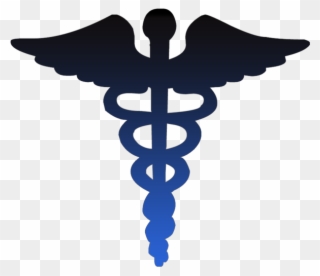 Caduceus Medical Symbol Blue Clipart Image - Nurse Rn Throw Blanket - Png Download