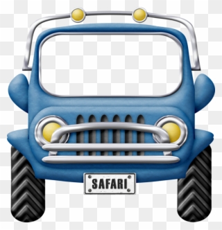 Safari‿✿⁀°•○ Zoo Clipart - Jungle Safari Jeep Clipart - Png Download