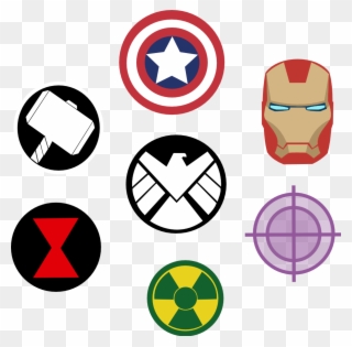 We Do Our Best To Bring You The Highest Quality Cliparts - Marvel Avengers Symbols - Png Download