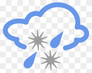 Gloomy Clipart Fog Weather - Weather Icons Snow Animated - Png Download