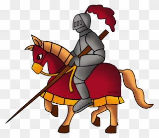 Jousting - Primary Characteristics Of Feudalism Clipart