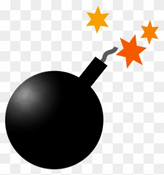 Clipart Bomb - Bomba Explosão - Png Download