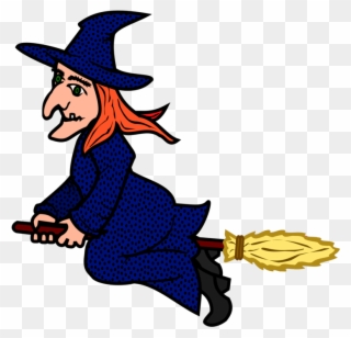 Witchcraft Digital Image Drawing Google Images - Clip Art Witch On Broom - Png Download