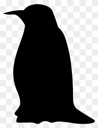 Clip Art Details - Silhouette Of A Penguin - Png Download