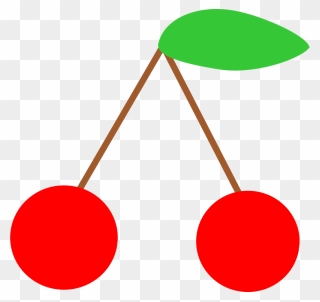 Cherry Food Muffin Fruit Symbol - Cherries Symbol Clipart