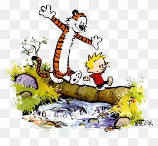 Calvin And Hobbes Png Image - Calvin And Hobbes Stream Clipart