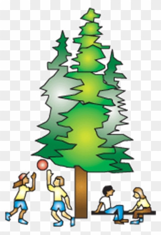 Spring 2015 Camping - Transparent Christmas Pixel Tree Clipart