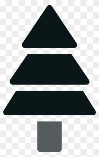Christmas Tree Black And White Clipart 27, Buy Clip - Christmas Tree - Png Download