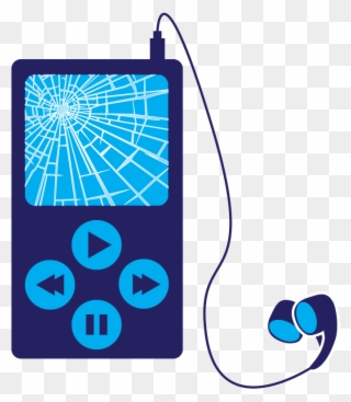Download Mp3 Player Clipart Mp3 Players Clip Art Blue - Mp3 Player - Png Download