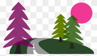 Vector Pine Trees 15, Buy Clip Art - Avon Clip Art - Png Download