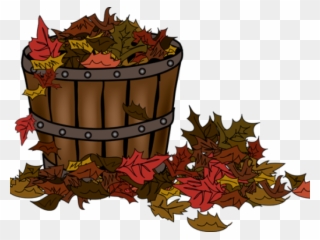 Leaf Clipart Basket - Autumn - Png Download