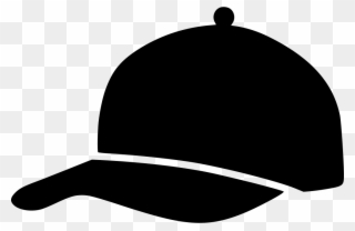 Baseball Cap Silhouette - Cap Silhouette Clipart